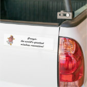 Bid de grootste draadloze verbinding ter wereld bumpersticker (Op Truck)