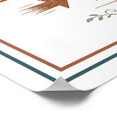 Bid eerst, plan dan, dan actie, Bijbelvers citaat Poster (Hoek)