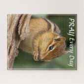 Bid elke dag Chipmunk Legpuzzel (Horizontaal)