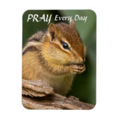 Bid elke dag Chipmunk Magneet (Verticaal)