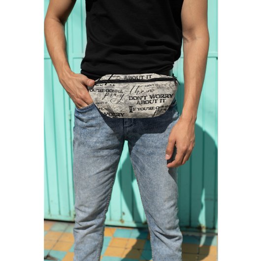 Bid en maak je geen zorgen over Christelijk Inspir Heuptasje