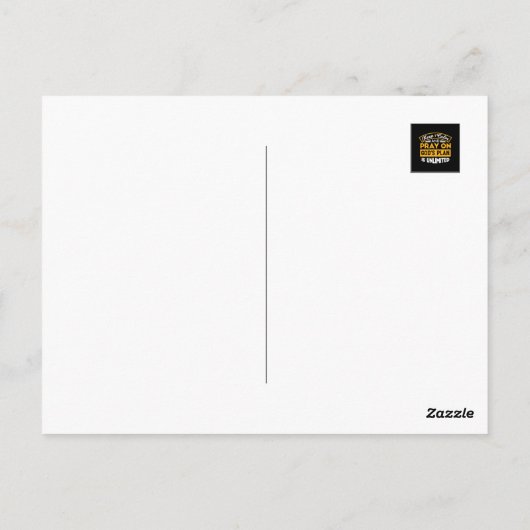 Bid en vertrouw op Gods onbegrensde geloofsplan Briefkaart (Achterkant)