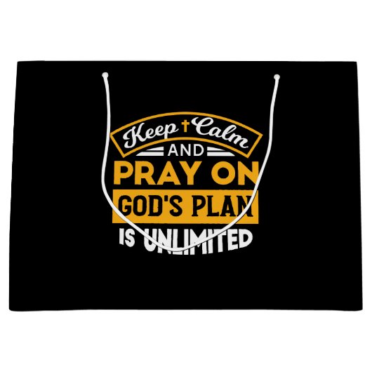 Bid en vertrouw op Gods onbegrensde geloofsplan Groot Cadeauzakje (Voorkant)