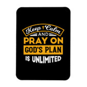 Bid en vertrouw op Gods onbegrensde geloofsplan Magneet (Verticaal)