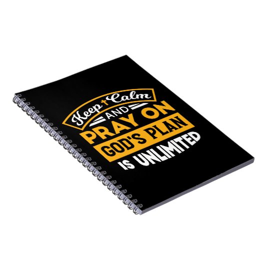 Bid en vertrouw op Gods onbegrensde geloofsplan Notitieboek (Rechterzijde)