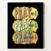 Bid er doorheen en erop notitieboek (Achterkant)