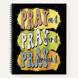 Bid er doorheen en erop notitieboek