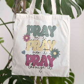 Bid erop, erover, door de Canvas tas