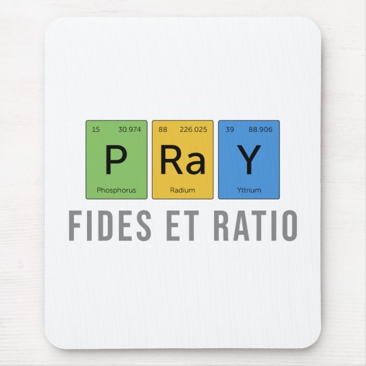 Bid—Fides et Ratio (Geloof en Rede) Muismat (Voorkant)