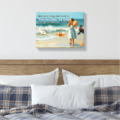 Bid Gebed Geloven Christelijk Canvas Afdruk (Insitu (Slaapkamer))