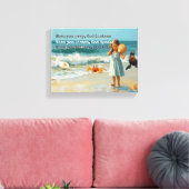 Bid Gebed Geloven Christelijk Canvas Afdruk (Insitu (Woonkamer))