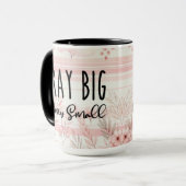 Bid Grote Zorgen Kleine Koffie Mok Cup (Voorkant links)