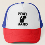 BID HARD CHRISTELIJKE MANNEN TRUCKER PET (Voorkant)