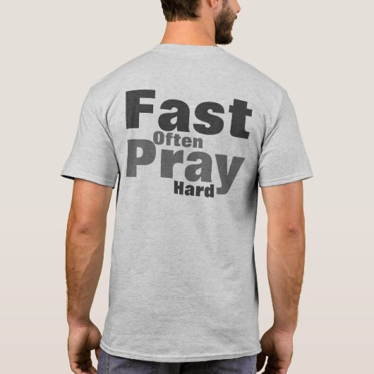 Bid Harder Vaak T-Shirt (Achterkant)