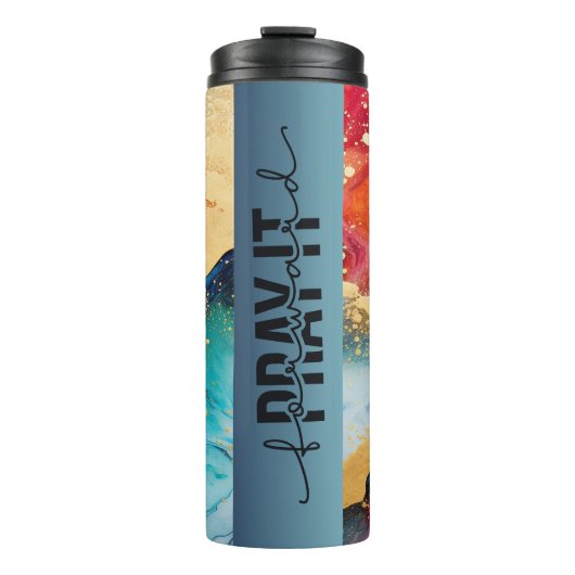 Bid het Voorwaarts Christelijke Thermische Tumbler Thermosbeker (Voorkant)