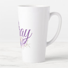 Bid Inspirerend citaatbloem Latte Mok