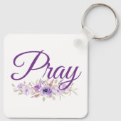 Bid Inspirerend citaatbloem Sleutelhanger (Achterkant)