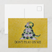 Bid me niet aan briefkaart (Voorkant / Achterkant)