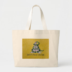 Bid me niet aan grote tote bag