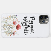 Bid meer zorgen minder Inspirerend citaatbijbel Case-Mate iPhone Case (Achterkant (horizontaal))