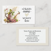 Bid meer zorgen minder Inspirerend offerte Christe Visitekaartje (Voorkant / Achterkant)