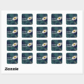 Bid meer zorgen minder offerte met Daisy Vierkante Sticker (Vel)