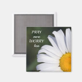 Bid meer zorgen minder offset Daisy Magnet (Voorkant / Achterkant)