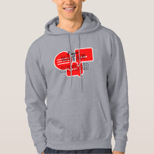 Bid met dikke letters  hoodie