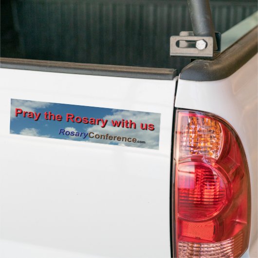 Bid met ons Bumpersticker (Op Truck)
