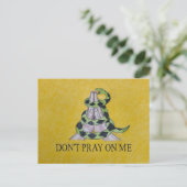 Bid niet op mij briefkaart (Staand voorkant)