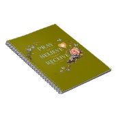 Bid , Ontvang , Geloof Notitieboek  (Rechterzijde)