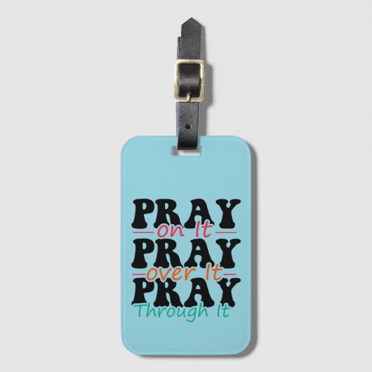 Bid op het bagagelabel (Voorkant (verticaal))