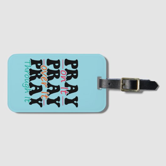 Bid op het bagagelabel (Voorkant (horizontaal))