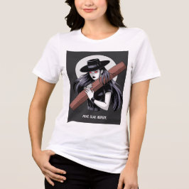 Bid, sterf, herhaal de woorden van vrouwen Tri-Blend shirt