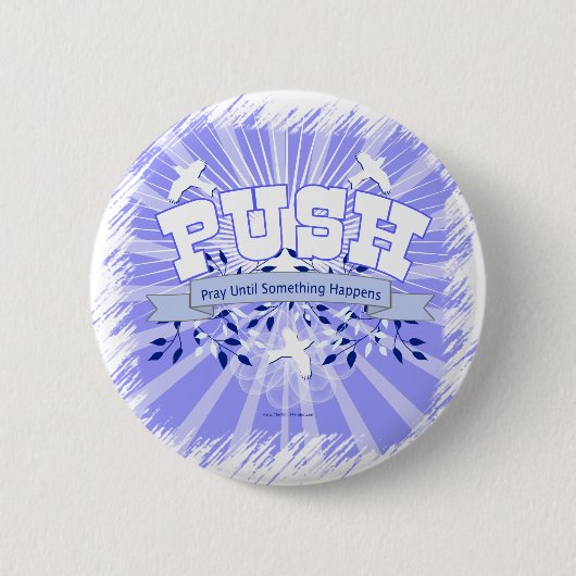 Bid tot dat er iets gebeurt ronde button 5,7 cm (Voorkant)