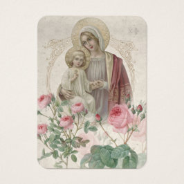 Bid tot einde abortus Pro-life Religieuze Mary Visitekaartje