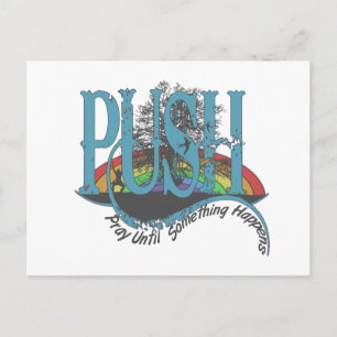 Bid tot er iets gebeurt briefkaart