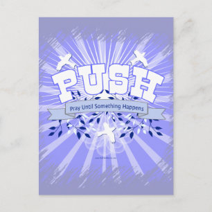 Bid tot er iets gebeurt briefkaart