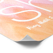 Bid tot er iets gebeurt met de waterverf poster (Hoek)