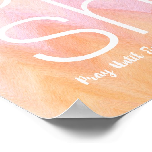 Bid tot er iets gebeurt met de waterverf poster (Hoek)