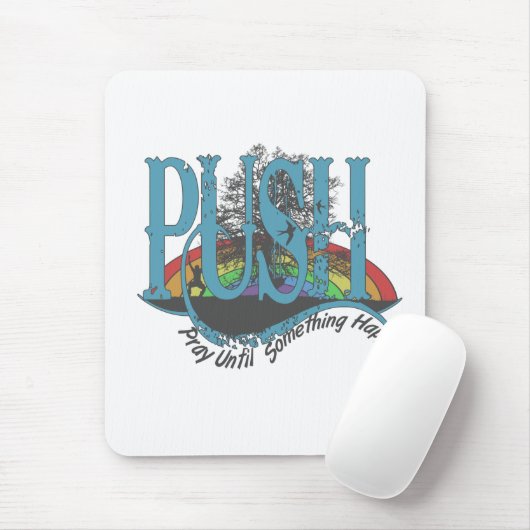 Bid tot er iets gebeurt muismat (Met muis)