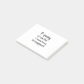 Bid tot er iets gebeurt post-it® notes (Schuin)