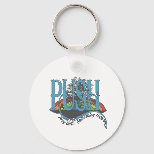 Bid tot er iets gebeurt sleutelhanger (Voorkant)