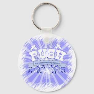 Bid tot er iets gebeurt sleutelhanger