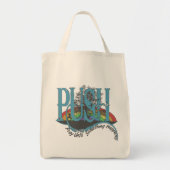 Bid tot er iets gebeurt tote bag (Voorkant)
