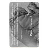 Bid tot Mij Bijbelcitaat Magneet (Verticaal)