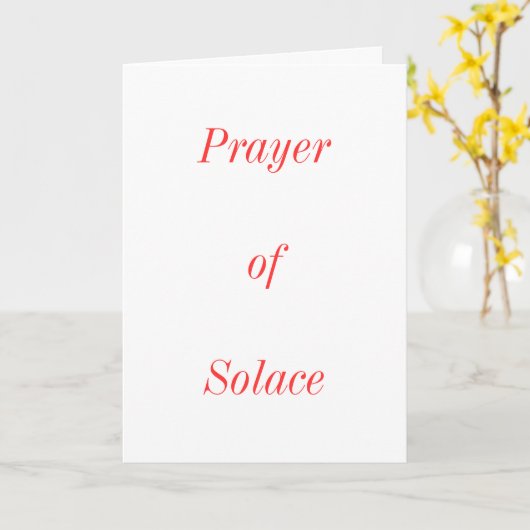 Bid van Solace Kaart (Gele Bloem)