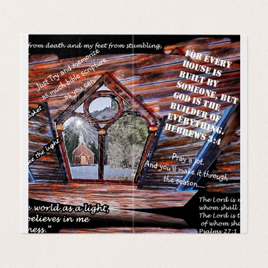 Bid veel kaart (Binnenkant ongevouwen)