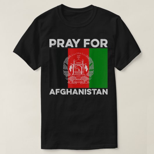 Bid voor Afghanistan 2021 T-shirt (Design voorkant)