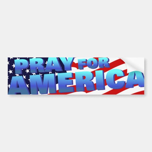 Bid voor Amerika 5 Bumpersticker (Voorkant)